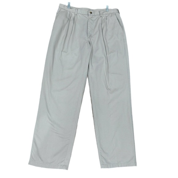 TIMBER CREEK by WRANGLER Pleated Khaki Pants Mens Sz 36 X 32 Trousers VTG 90s - Picture 1 of 9